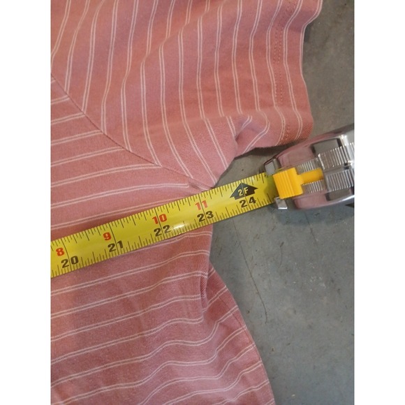 Marine Layer Polo Shirt Mens Size XL Striped Tencel Cotton - Picture 4 of 4